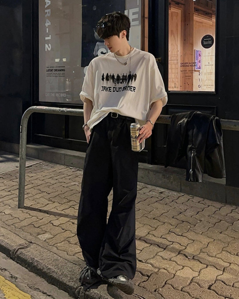 Retro Classic Round Neck T-Shirt JMH0029 - KBQUNQ｜韓国メンズファッション通販サイト
