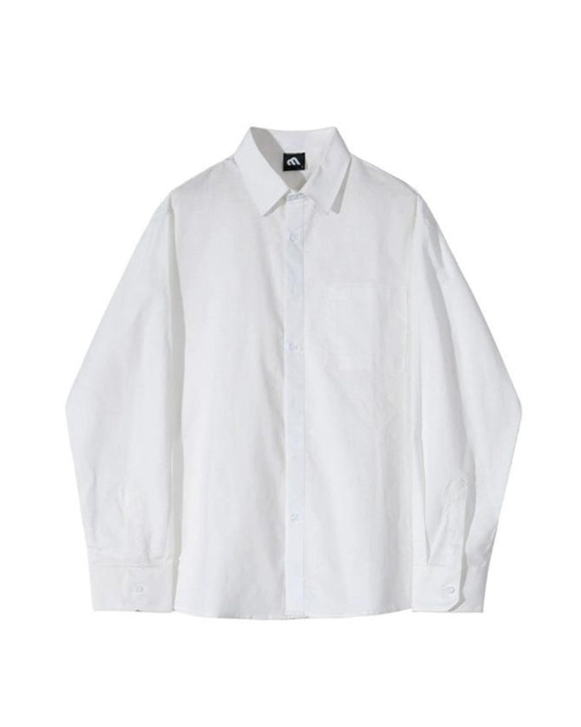Retro Linen Loose Shirt VCH0112 - KBQUNQ｜ファッション通販