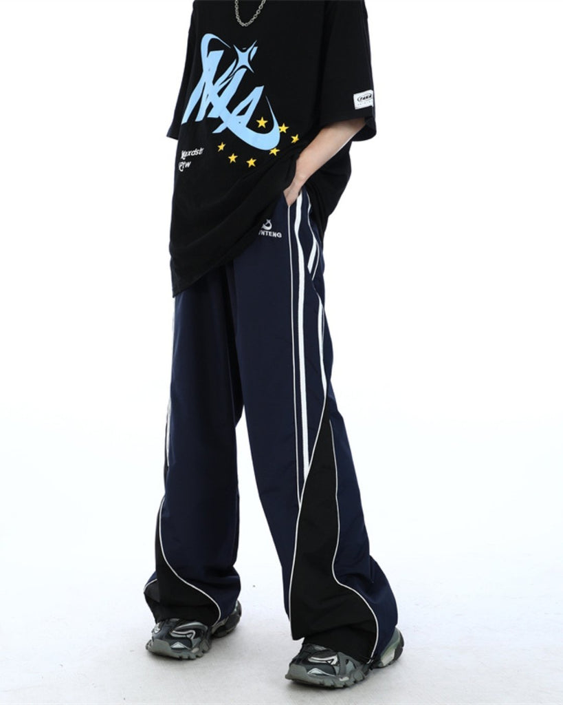 Retro Stripe Track Pants MXD0005 - KBQUNQ｜韓国メンズファッション通販サイト