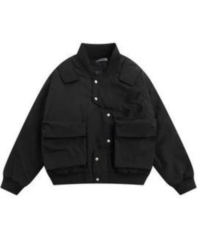 Retro Trend Glossy Jacket ASD0065 - KBQUNQ｜ファッション通販