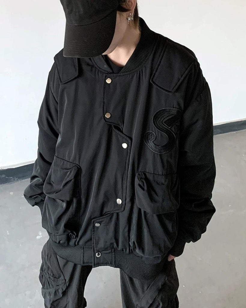 Retro Trend Glossy Jacket ASD0065 - KBQUNQ｜ファッション通販