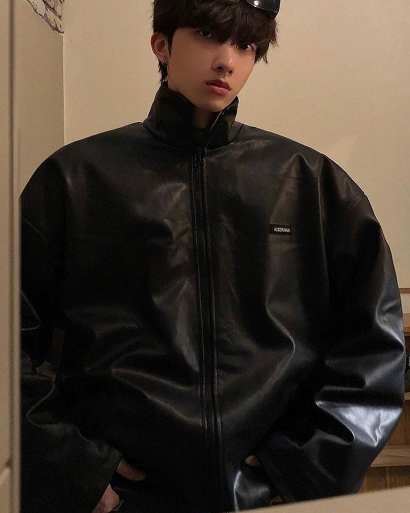 Reversible Nylon × Leather Jacket JMH0089 - KBQUNQ｜ファッション通販
