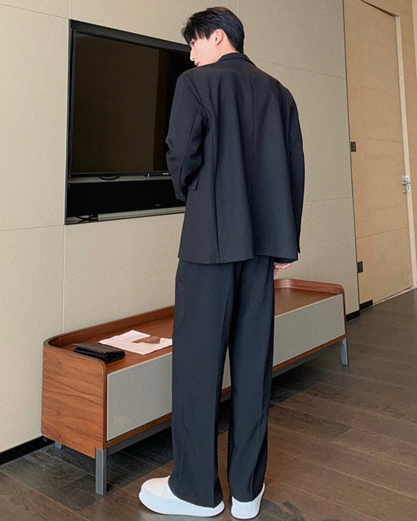 Ruffian Handsome Casual Draped Pants HUD0016 - KBQUNQ｜韓国メンズファッション通販サイト