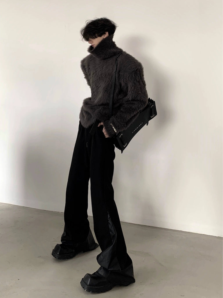 Shaggy High Neck Pullover AUW0010 - KBQUNQ｜ファッション通販