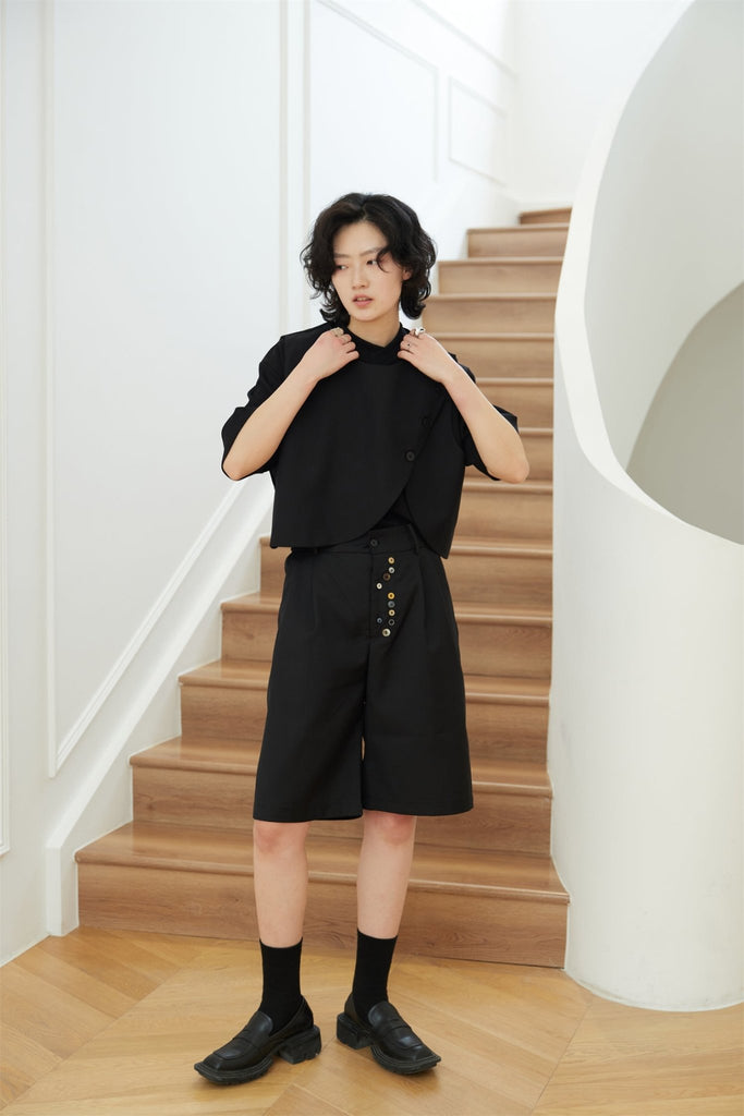 Short Design Vest SVN0011 - KBQUNQ｜韓国メンズファッション通販サイト