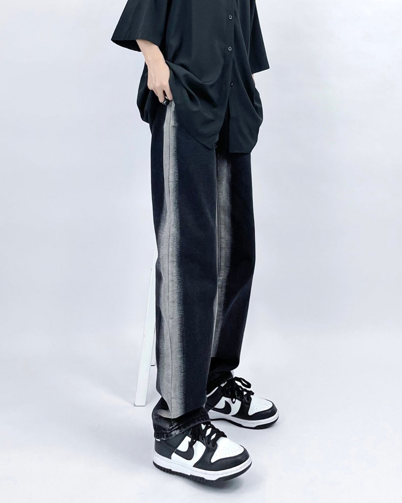 Side Wash Black Denim MJM0002 - KBQUNQ｜韓国メンズファッション通販サイト