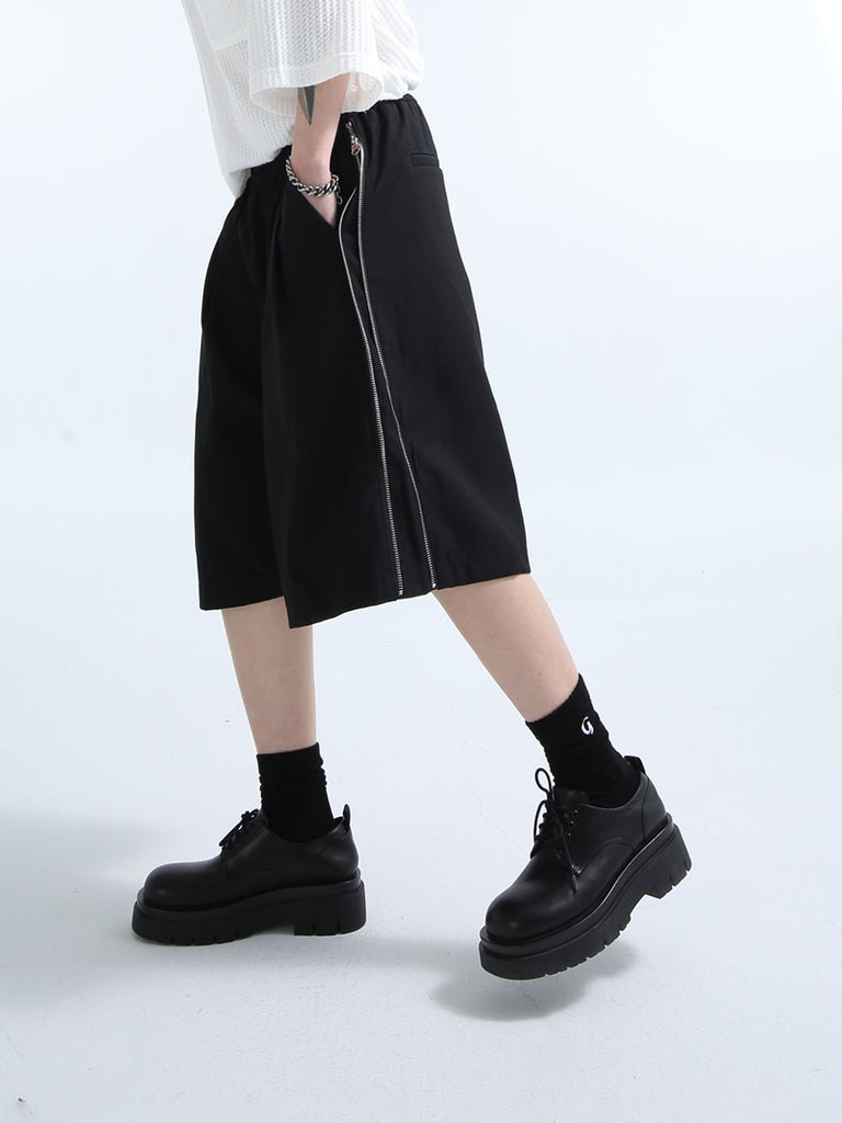Side Zipper Loose Pants GRN0008 - KBQUNQ｜韓国メンズファッション通販サイト