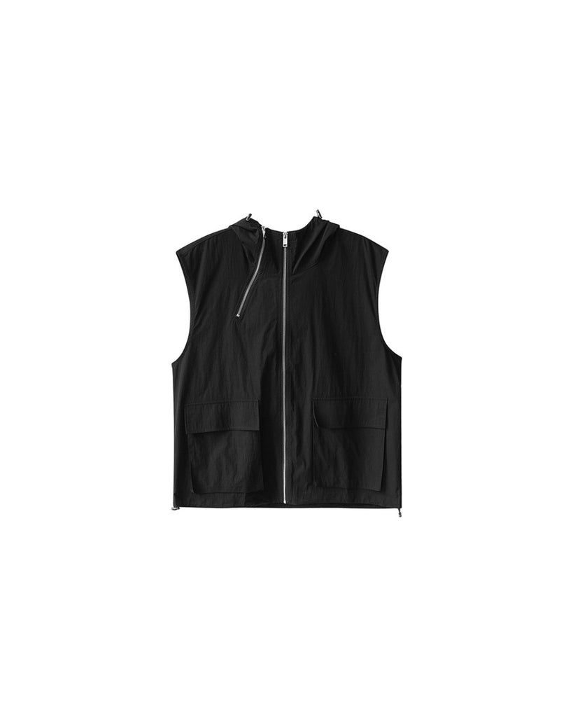 Sleeveless Cargo Vest＆Nylon Cargo Pants HOZ0004 - KBQUNQ｜韓国メンズファッション通販サイト
