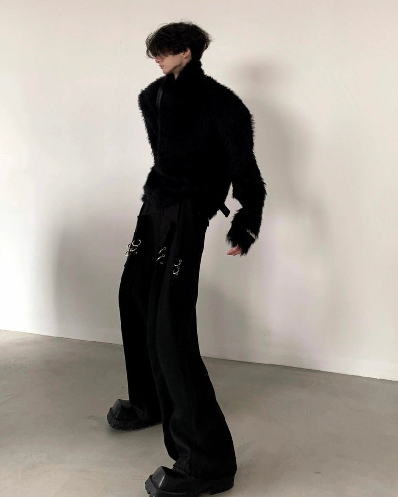Soft Shaggy High Neck Pullover AUW0013 - KBQUNQ｜ファッション通販