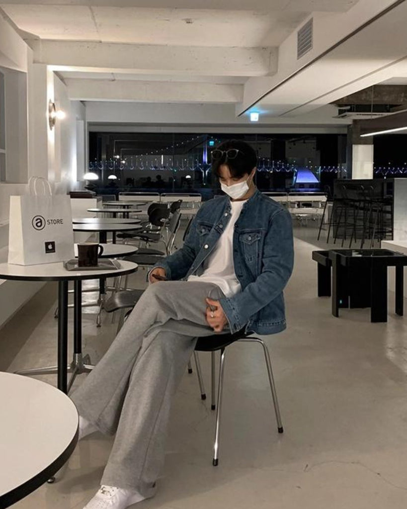 Stand Collar Denim Jacket VCH0149 - KBQUNQ｜ファッション通販