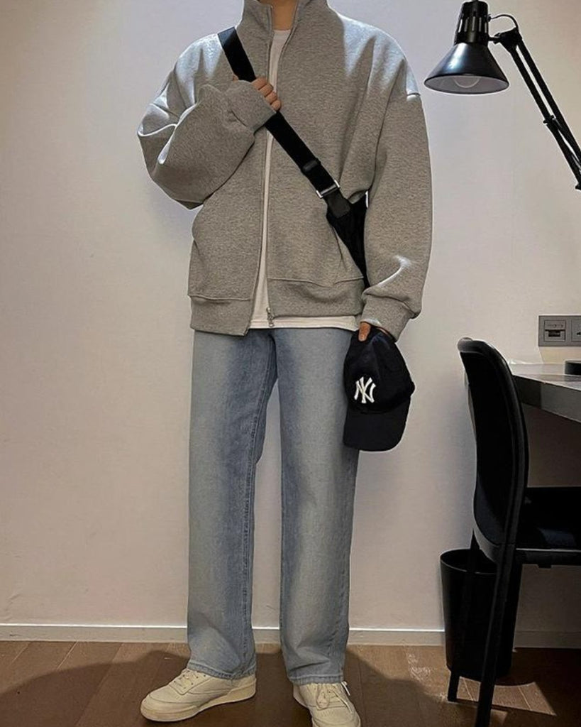 Standneck Zip Sweat Jacket VCH0126 - KBQUNQ｜ファッション通販