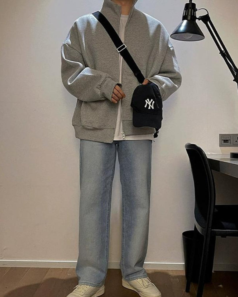 Standneck Zip Sweat Jacket VCH0126 - KBQUNQ｜ファッション通販