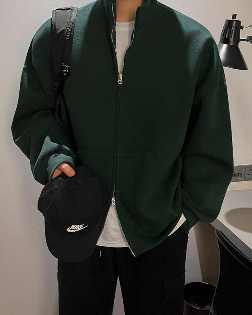 Standneck Zip Sweat Jacket VCH0126 - KBQUNQ｜ファッション通販