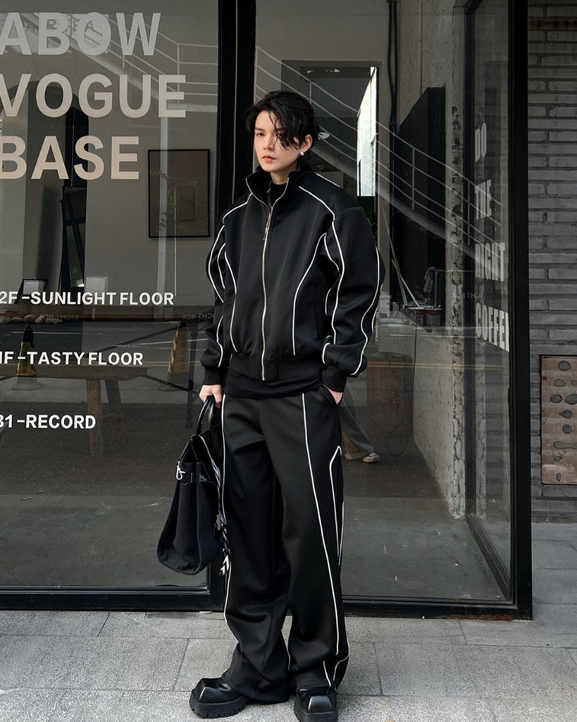 Stitch Line Jacket＆Pants FEI0008 - KBQUNQ｜韓国メンズファッション通販サイト