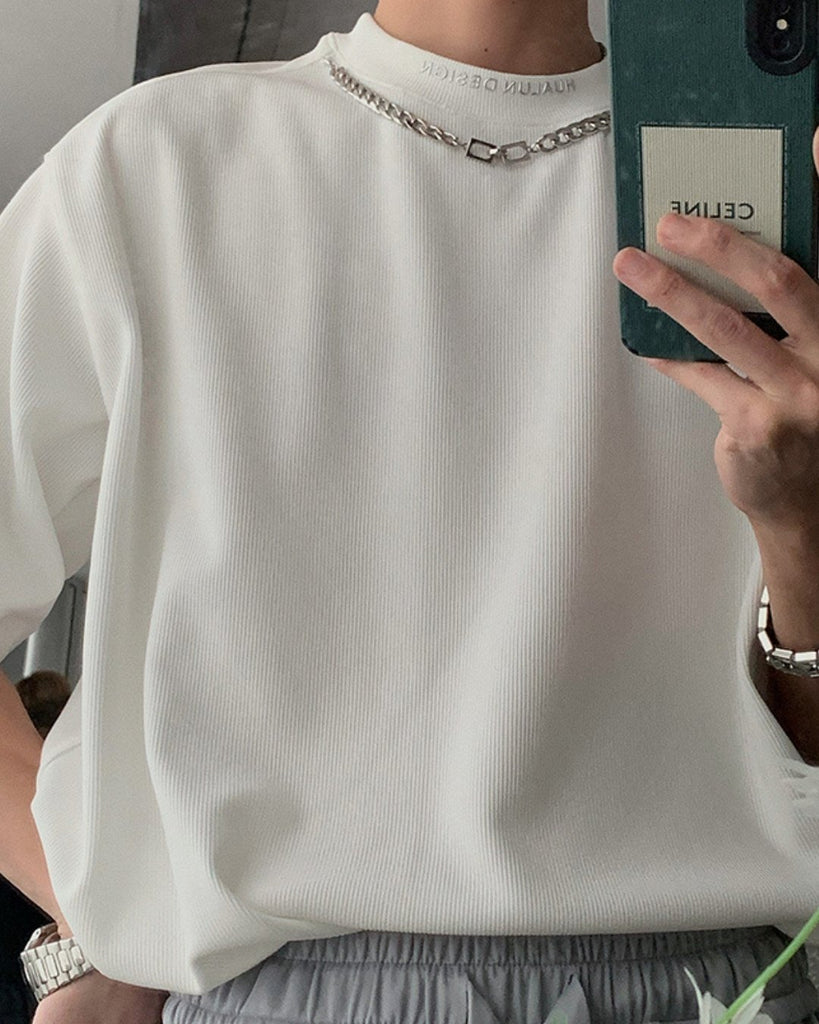 Stoppers Turtle Short Sleeve Loose T-Shirt HUD0034 - KBQUNQ｜韓国メンズファッション通販サイト