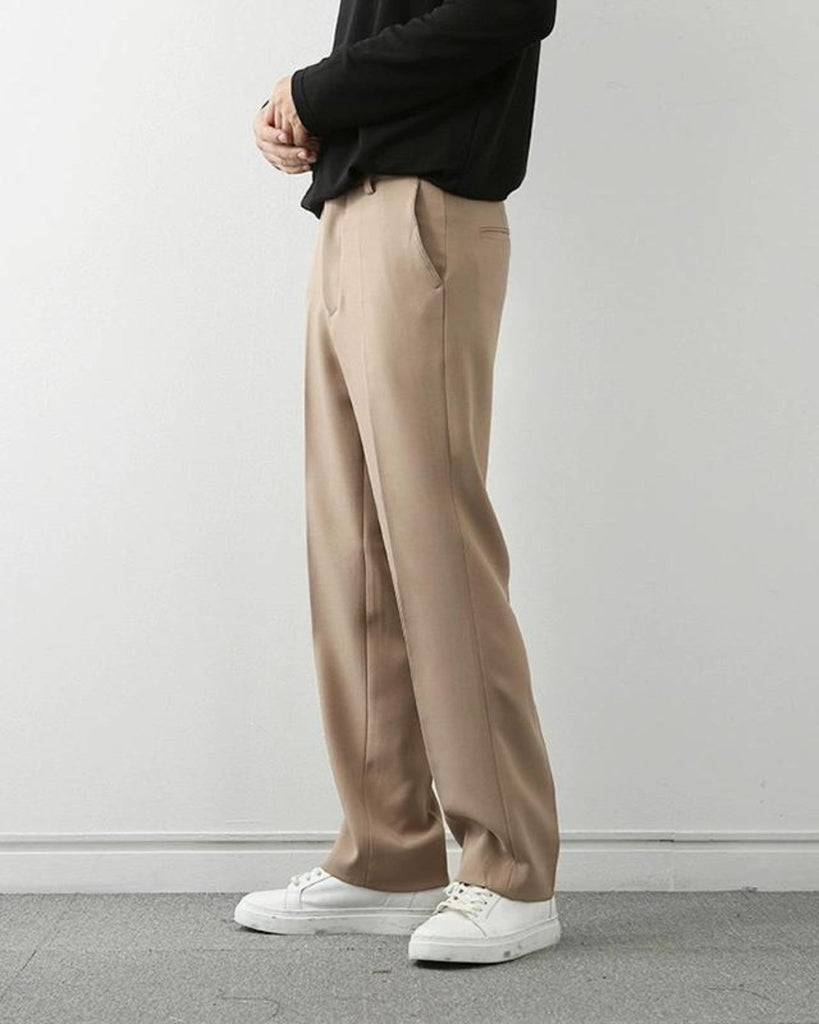 Straight Center Press Pants VCH0150 - KBQUNQ｜ファッション通販