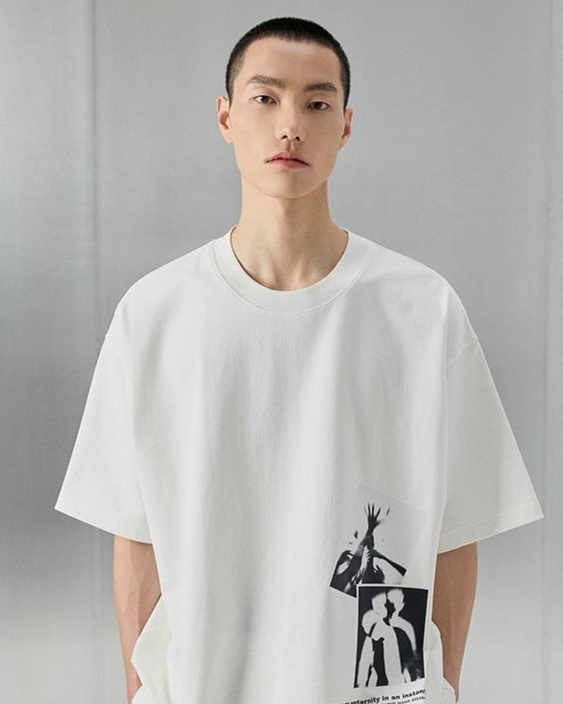 Street Design Short Sleeve T-Shirt NAS0006 - KBQUNQ｜韓国メンズファッション通販サイト