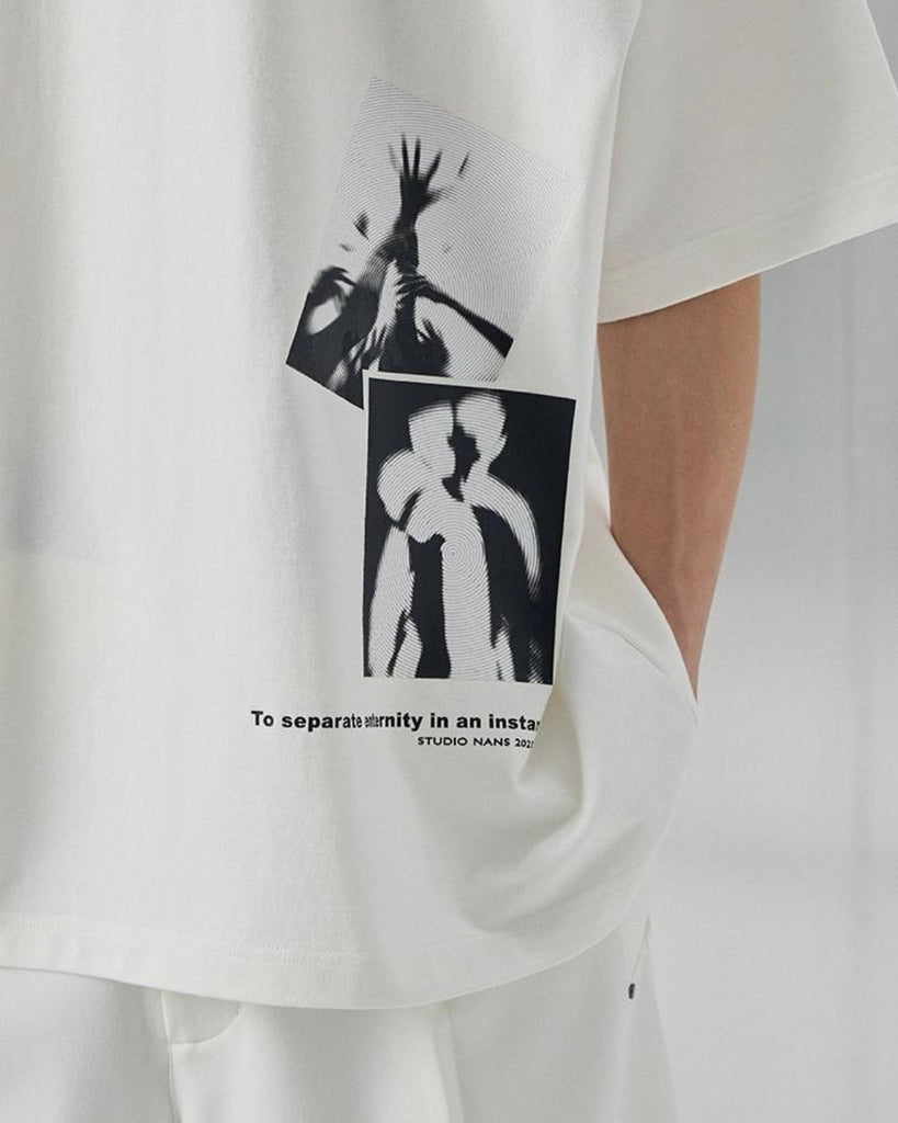 Street Design Short Sleeve T-Shirt NAS0006 - KBQUNQ｜韓国メンズファッション通販サイト