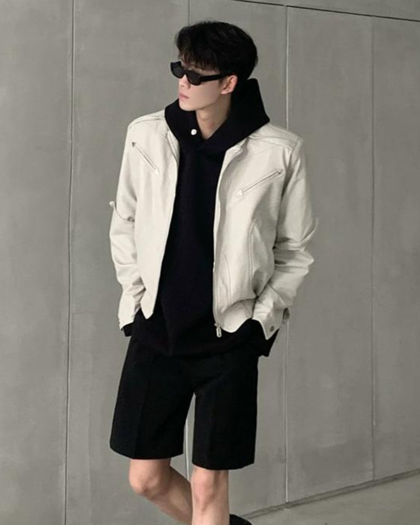 Street Leather Jacket ACT0005 - KBQUNQ｜ファッション通販