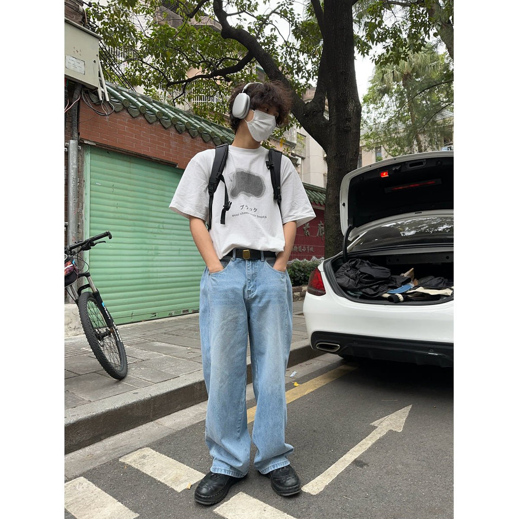 Street Light Blue Denim LGR0011 - KBQUNQ｜韓国メンズファッション通販サイト
