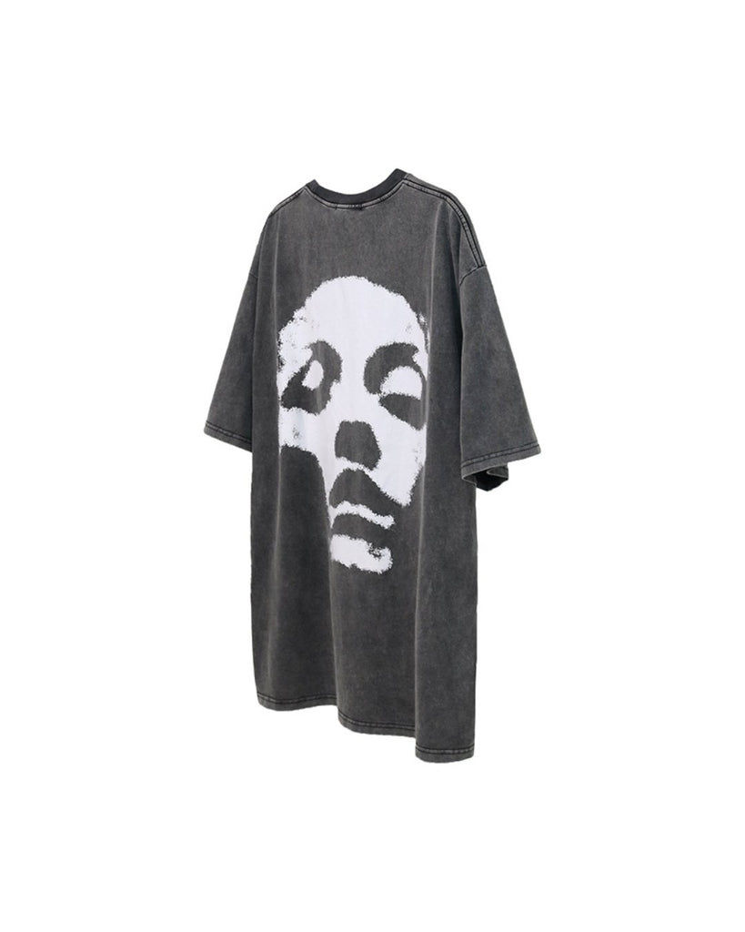 Street Skeleton Loose T-Shirt ASD0004 - KBQUNQ｜韓国メンズファッション通販サイト
