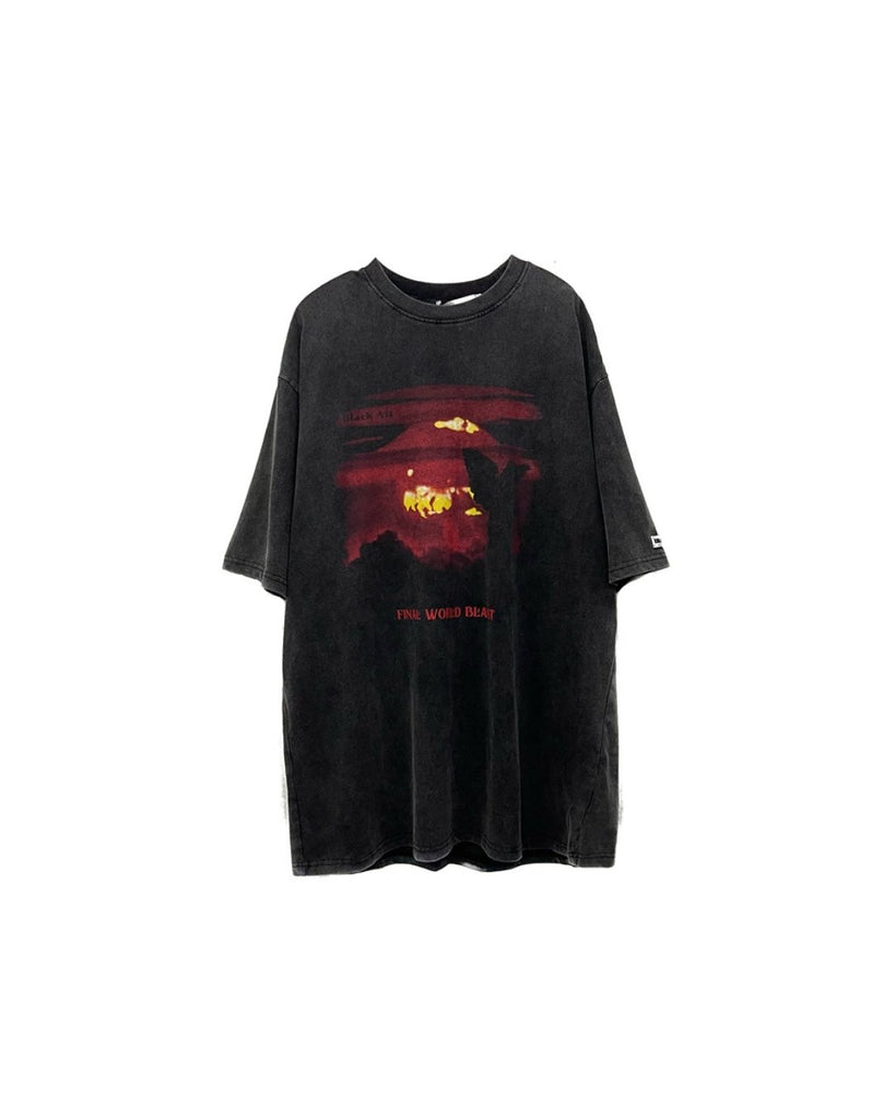 Street Vintage T-Shirt FTG0002 - KBQUNQ｜韓国メンズファッション通販サイト