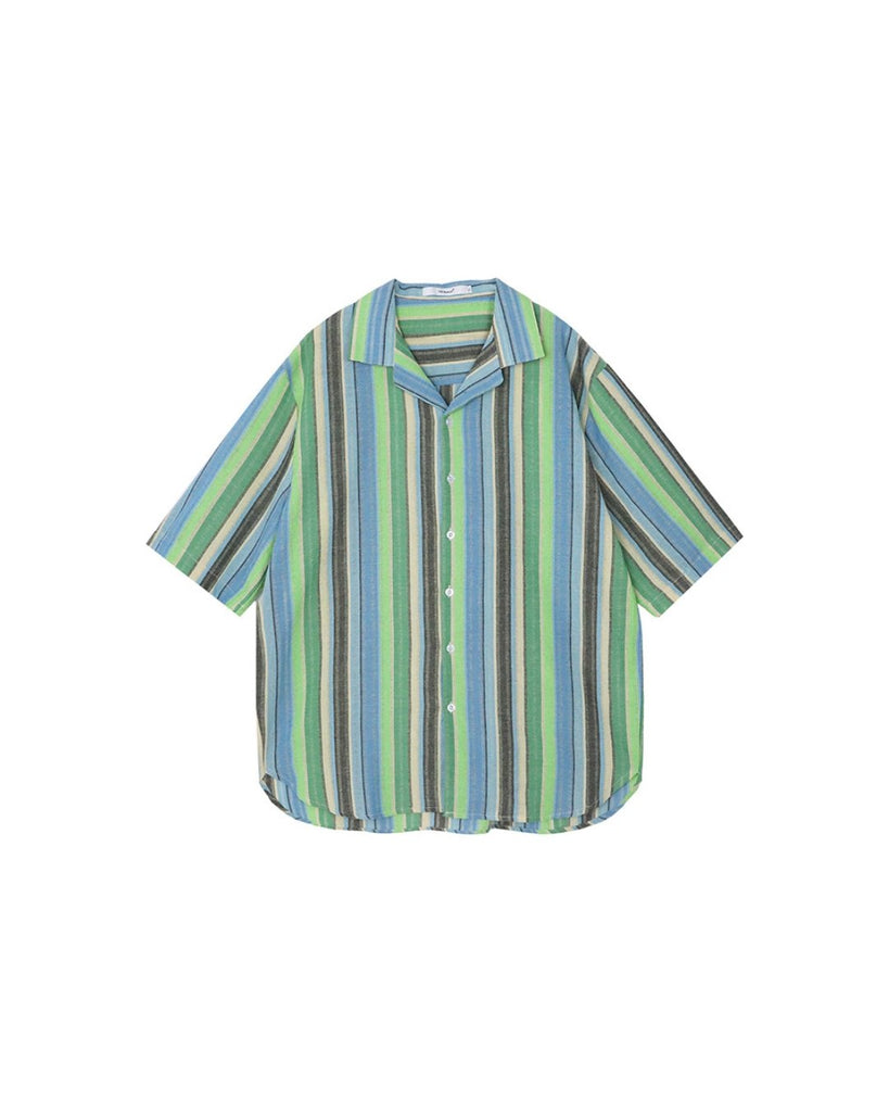 Striped Summer Shirts LGR0010 - KBQUNQ｜韓国メンズファッション通販サイト