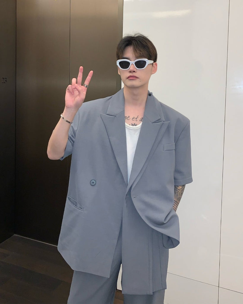 Summer Suit Jacket Setup CBJ0018 - KBQUNQ｜韓国メンズファッション通販サイト