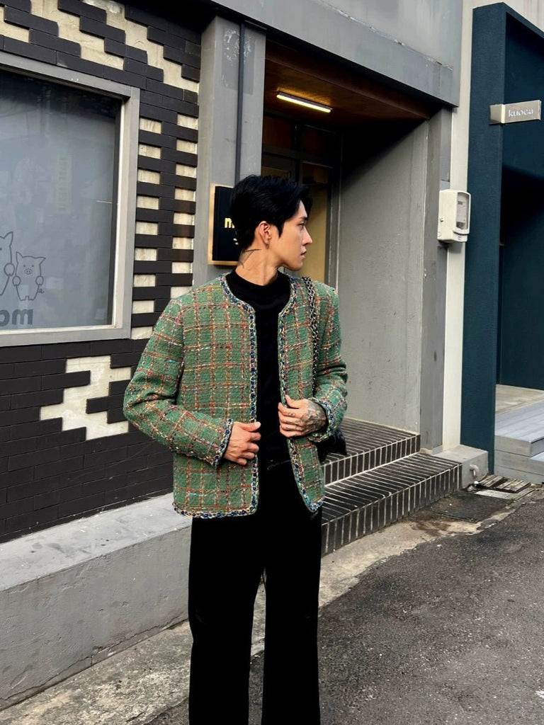 Tweed Check Jacket CHP0002 - KBQUNQ｜ファッション通販