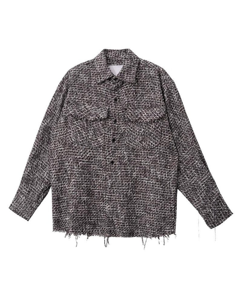 Tweed Check Long Shirt CHP0005 - KBQUNQ｜ファッション通販