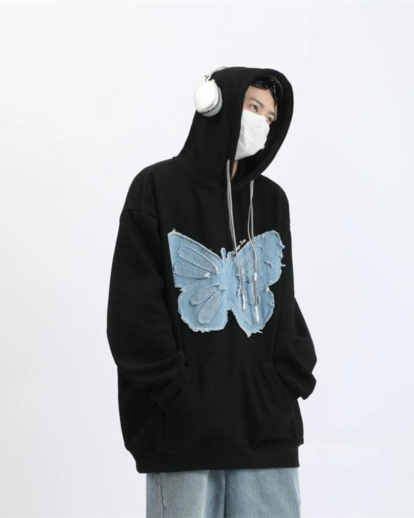 Vintage Butterfly Sweat Hoodie MXD0027 - KBQUNQ｜ファッション通販