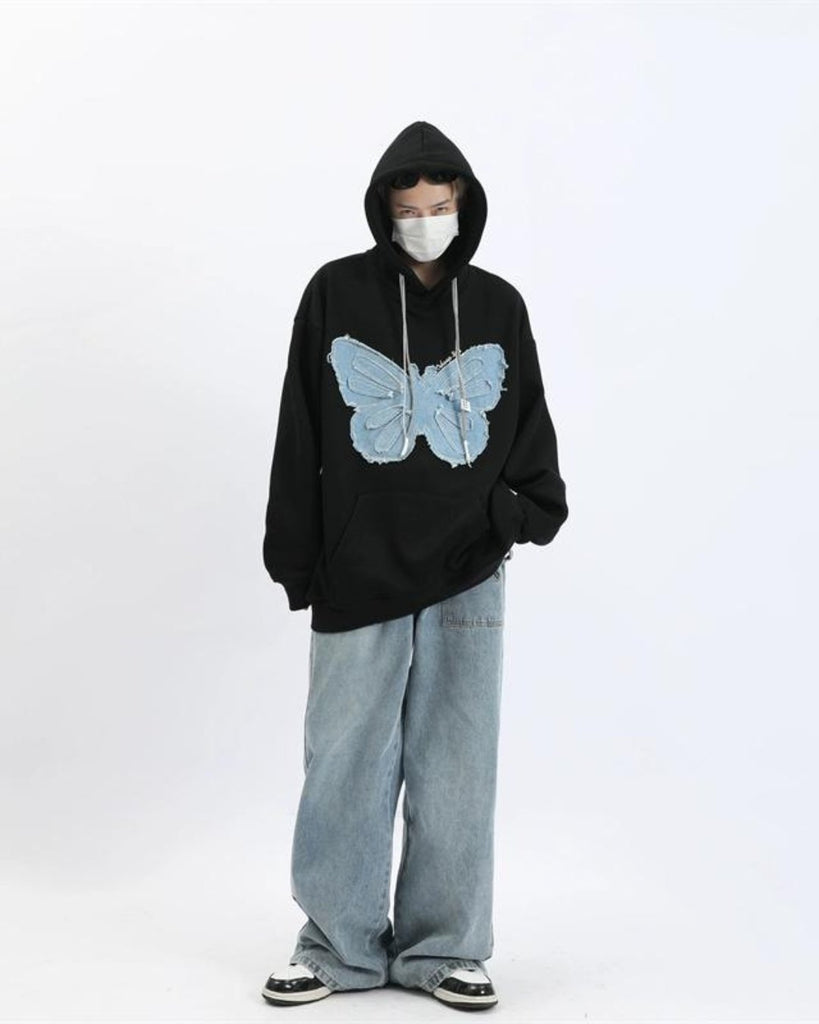Vintage Butterfly Sweat Hoodie MXD0027 - KBQUNQ｜ファッション通販