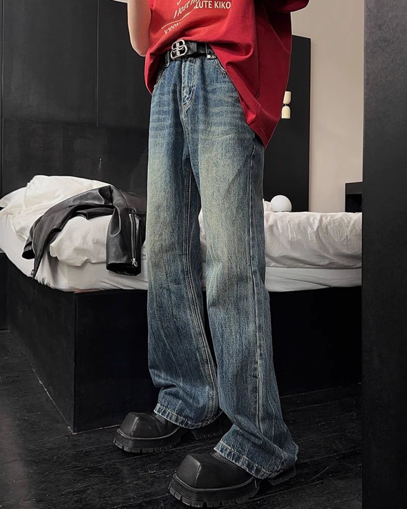 Vintage Denim Flare Pants JMH0091 - KBQUNQ｜ファッション通販
