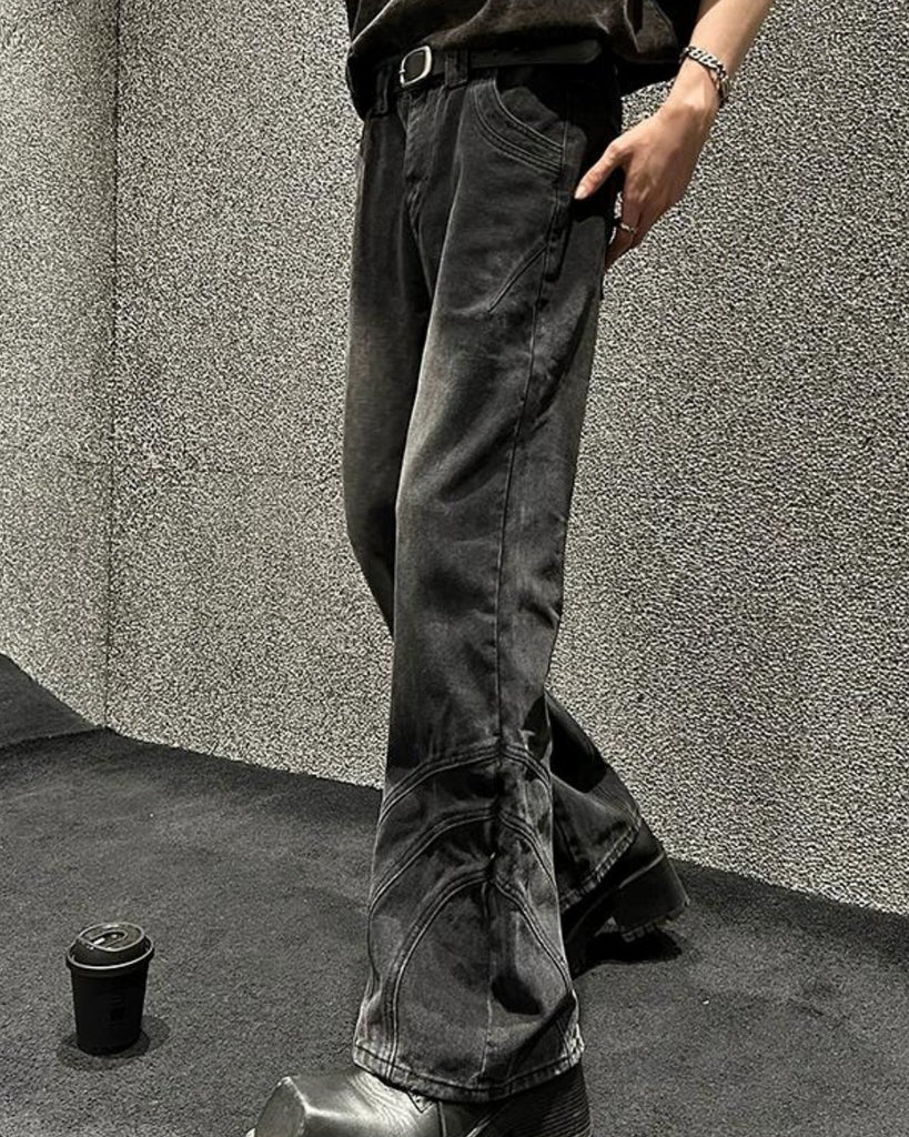 Vintage Flared Denim Pants JMH0038 - KBQUNQ｜韓国メンズファッション通販サイト