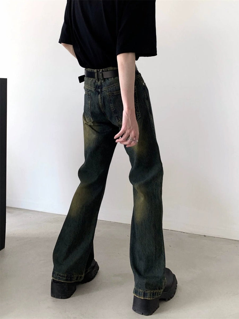 Vintage Silhouette Flared Denim Pants AUW0002 - KBQUNQ｜ファッション通販