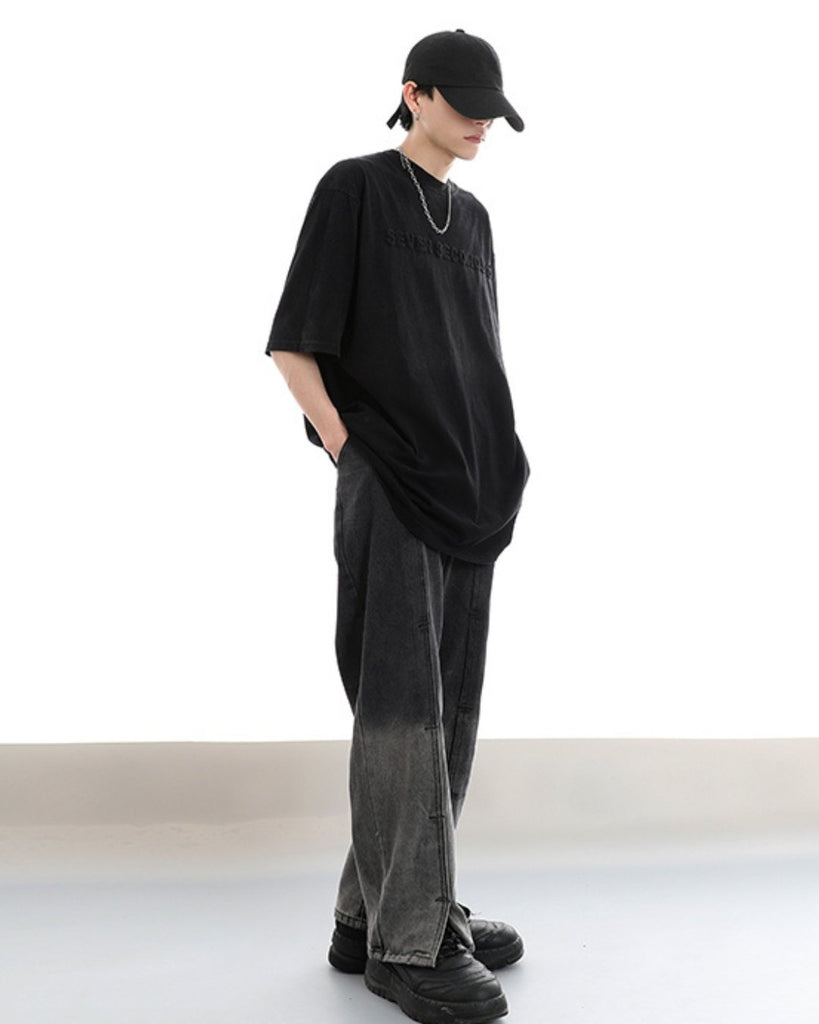 Washed Old Gradient Jeans ASD0017 - KBQUNQ｜韓国メンズファッション通販サイト