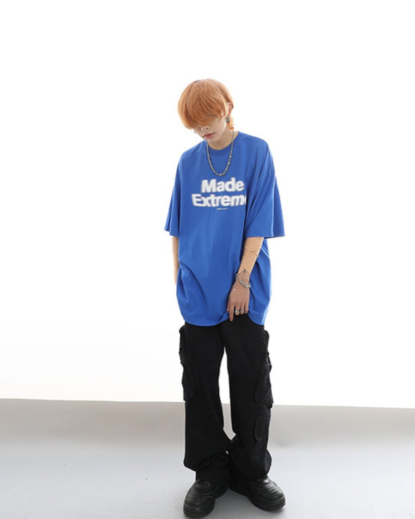 Western Street Casual Short Sleeve T-Shirt ASD0045 - KBQUNQ｜韓国メンズファッション通販サイト