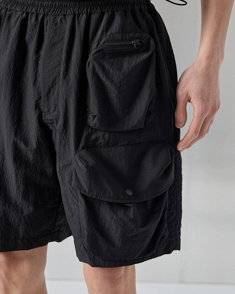 Wide Cargo Half Pants NAS0002 - KBQUNQ｜韓国メンズファッション通販サイト