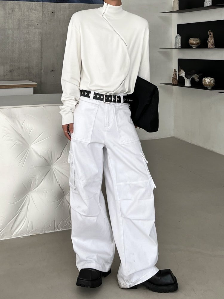 Wide Cargo Pants TNS0016 - KBQUNQ｜韓国メンズファッション通販サイト