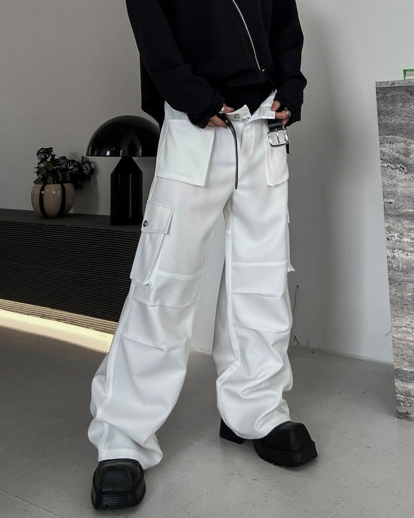 Wide Cargo Pants TNS0049 - KBQUNQ｜韓国メンズファッション通販サイト