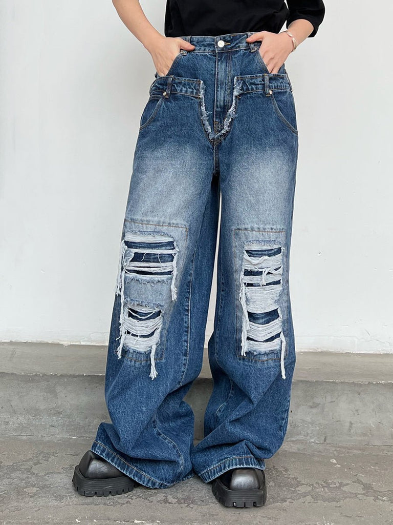 Wide Denim Pants FEI0019 - KBQUNQ｜韓国メンズファッション通販サイト