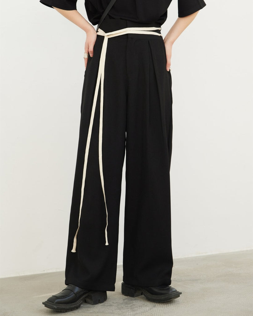 Wide High Waisted Pants SVN0006 - KBQUNQ｜韓国メンズファッション通販サイト
