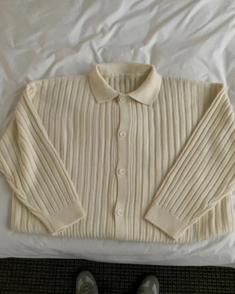 Wide Rib Skipper Sweater VCH0139 - KBQUNQ｜ファッション通販