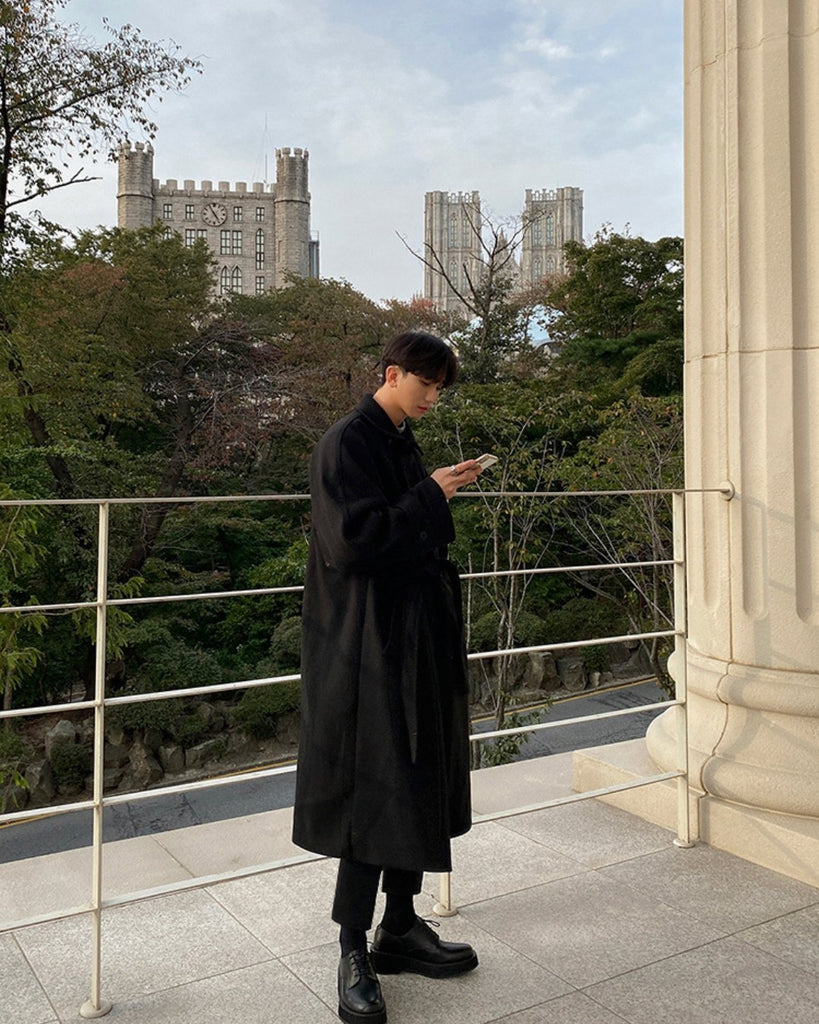 WOOL CHESTER COAT KBQ0575 - KBQUNQ｜韓国メンズファッション通販サイト
