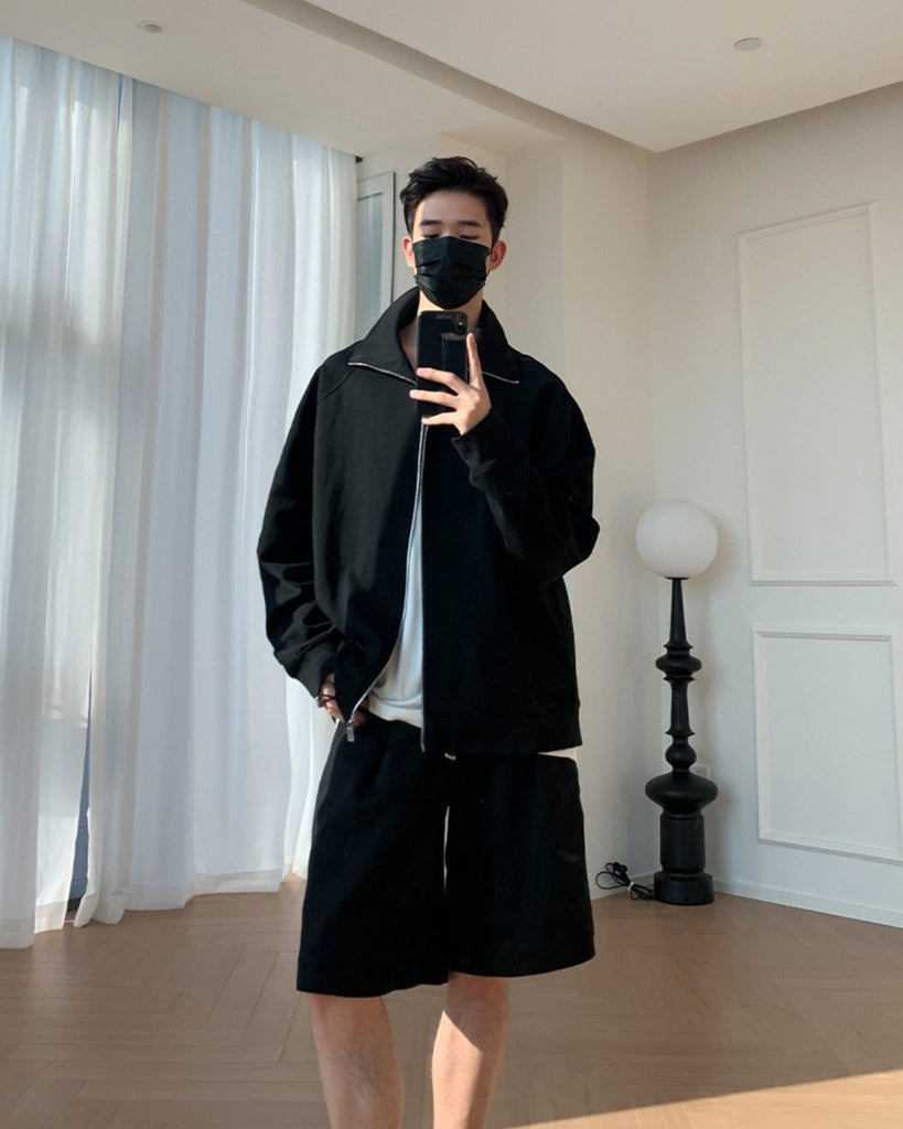 Zip Sweat Hoodie＆Pants BKC163 - KBQUNQ｜韓国メンズファッション通販サイト